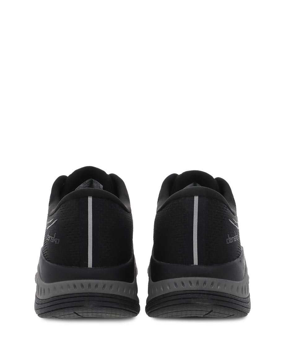 Pace Mesh Walking Shoe in Black and Grey