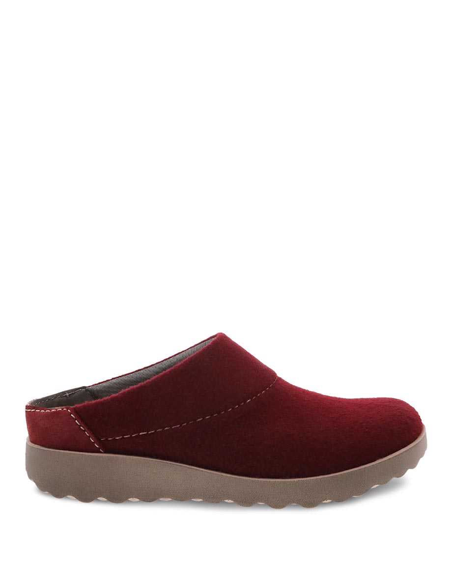 Lucie Slipper Mule in Cranberry CLOSEOUTS