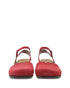 Rowan Closed Toe Sandal in Red Milled Nubuck