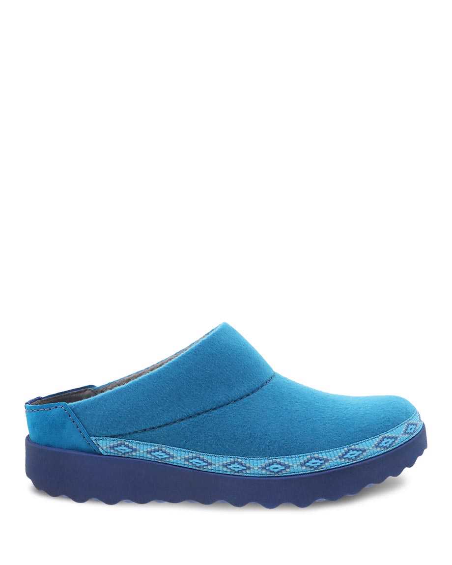 Lucie Slipper Mule in Blue CLOSEOUTS