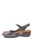 Marcy Peep Toe Walking Sandal in Pewter