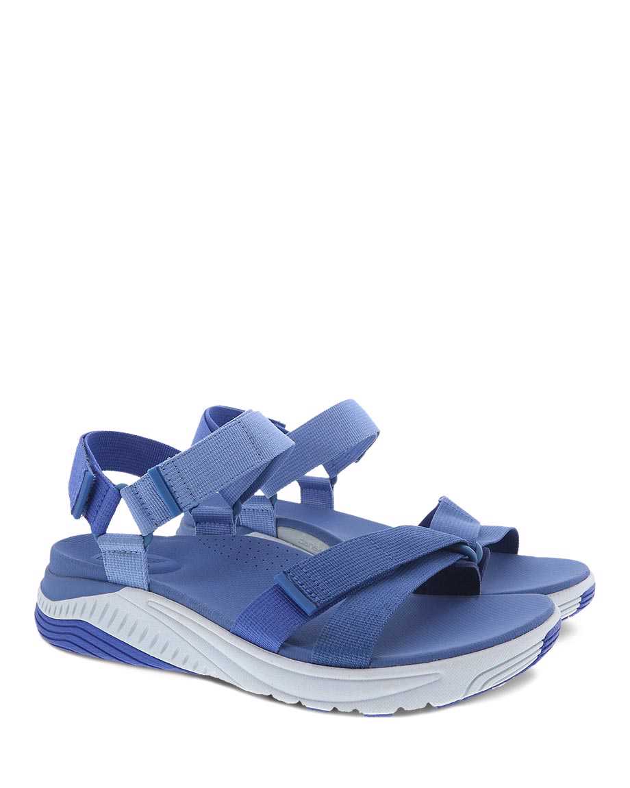 Racquel Strappy Sandal in Blue