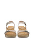 Tricia Ankle Strap Sandal in Linen