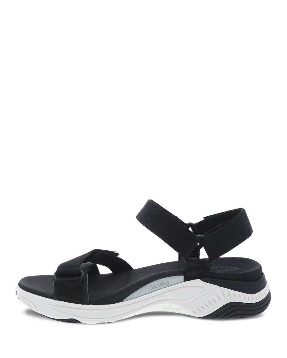 Racquel Strappy Sandal in Black