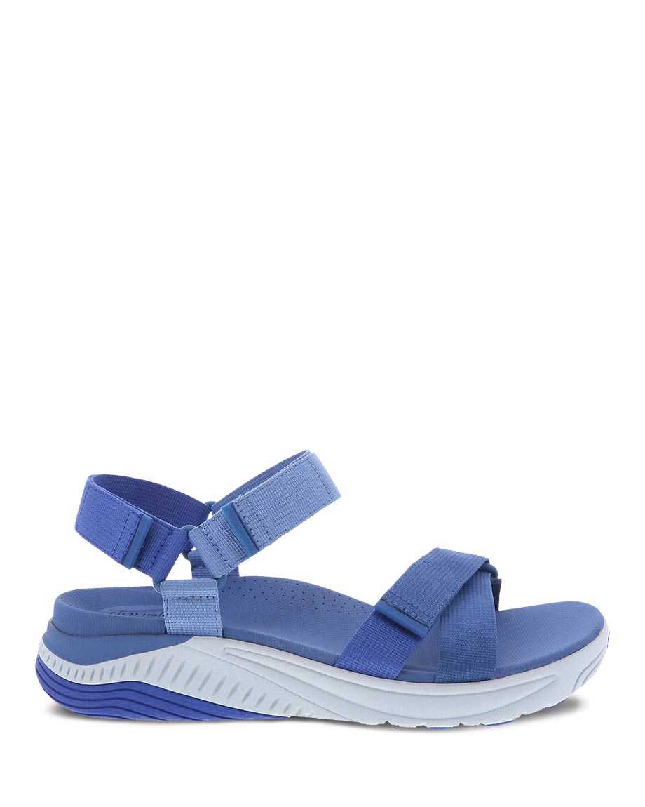 Racquel Strappy Sandal in Blue