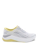 Pace Mesh Walking Shoe in White and Yellow CLOSEOUTS