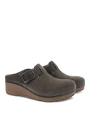 Caia Milled Nubuck Mule in Taupe