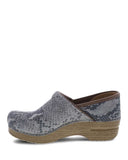 The Professional Clog in Taupe Snake