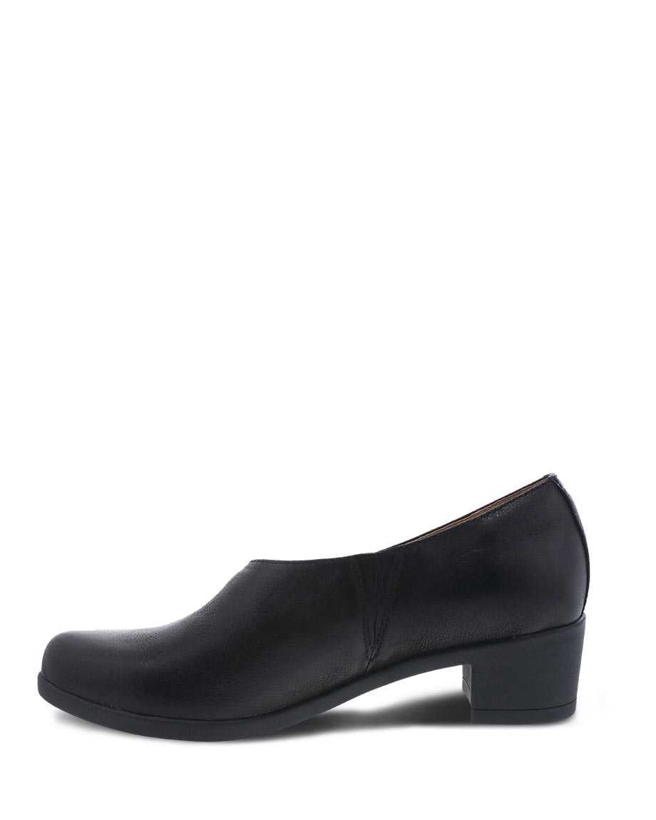 Camdyn Heeled Loafer in Black