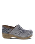 The Professional Clog in Taupe Snake