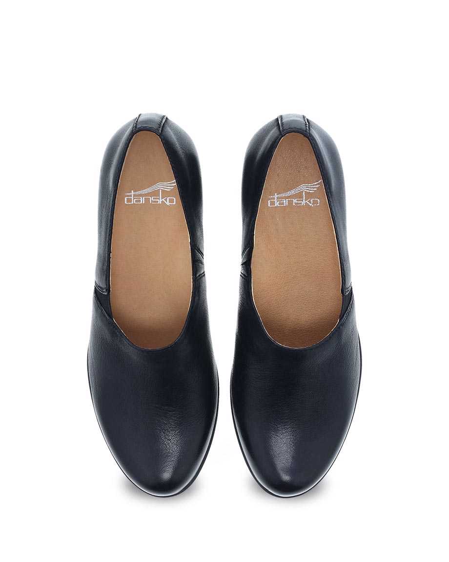 Camdyn Heeled Loafer in Black