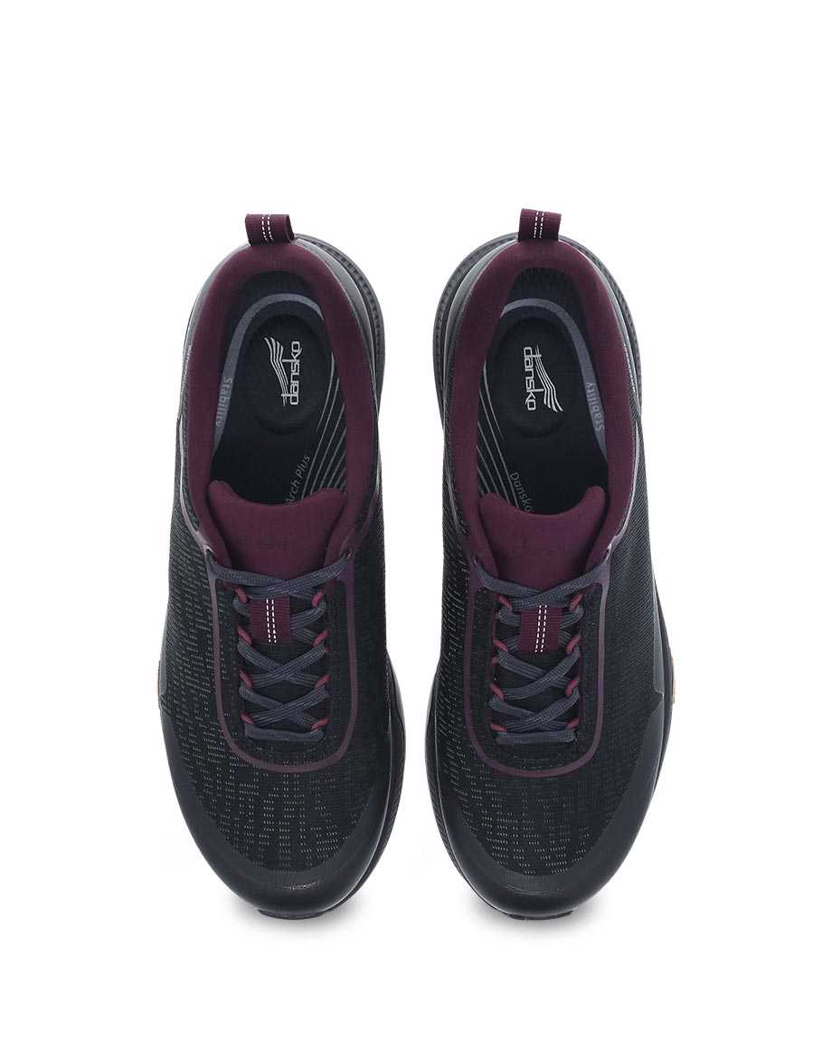 Makayla Waterproof Walking Shoe in Black CLOSEOUTS