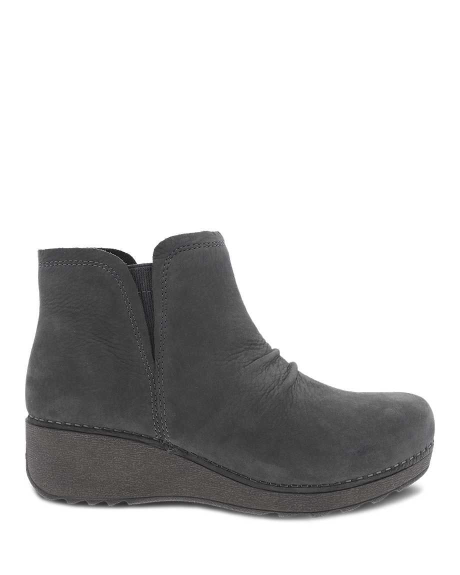 Caley Milled Nubuck Boot in Grey