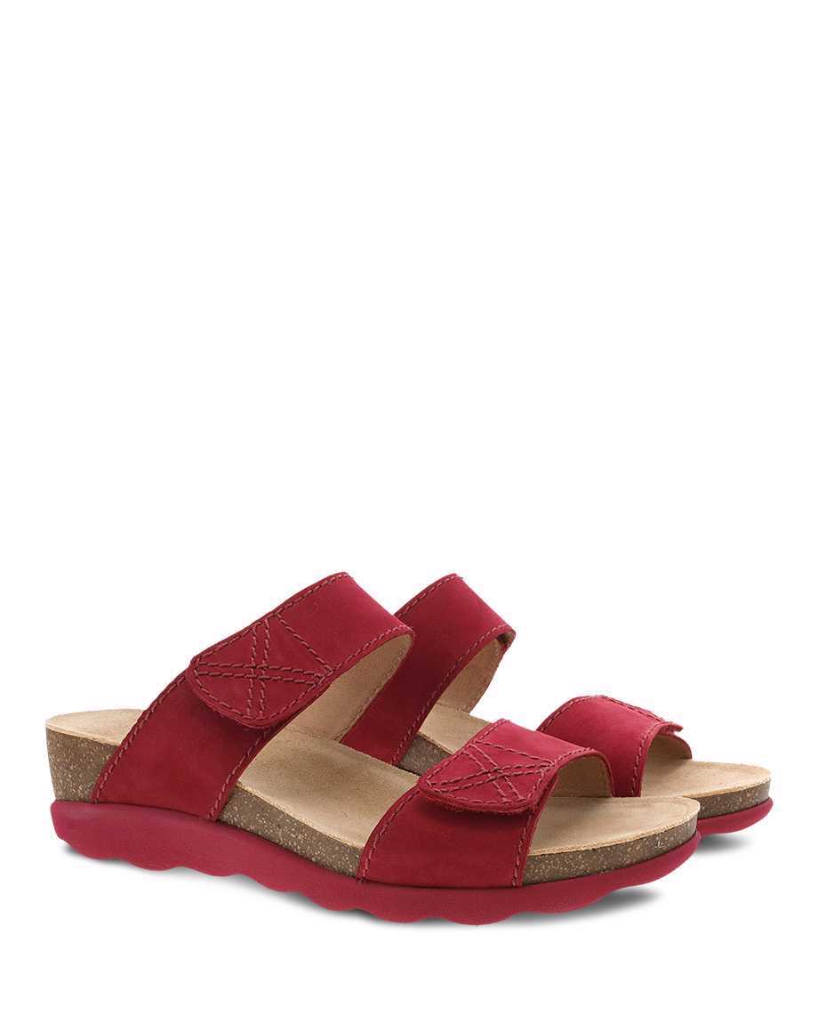 Maddy Light Weight Adjustable Slide in Red CLOSEOUTS