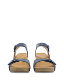 Tricia Ankle Strap Sandal in Blue