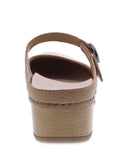 Bria Burnished Mule Mary Jane in Tan