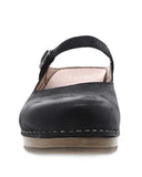 Bria Burnished Mule Mary Jane in Black CLOSEOUTS