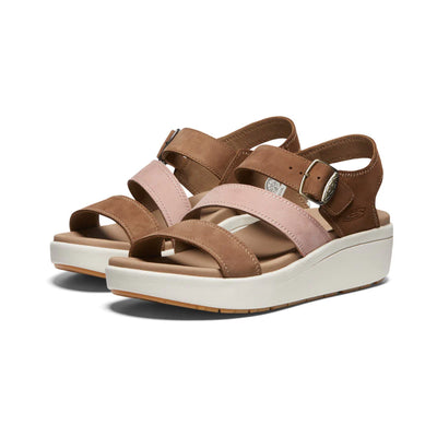 Ellecity Wedge Walking Sandal in Toasted Coconut/Fawn CLOSEOUTS