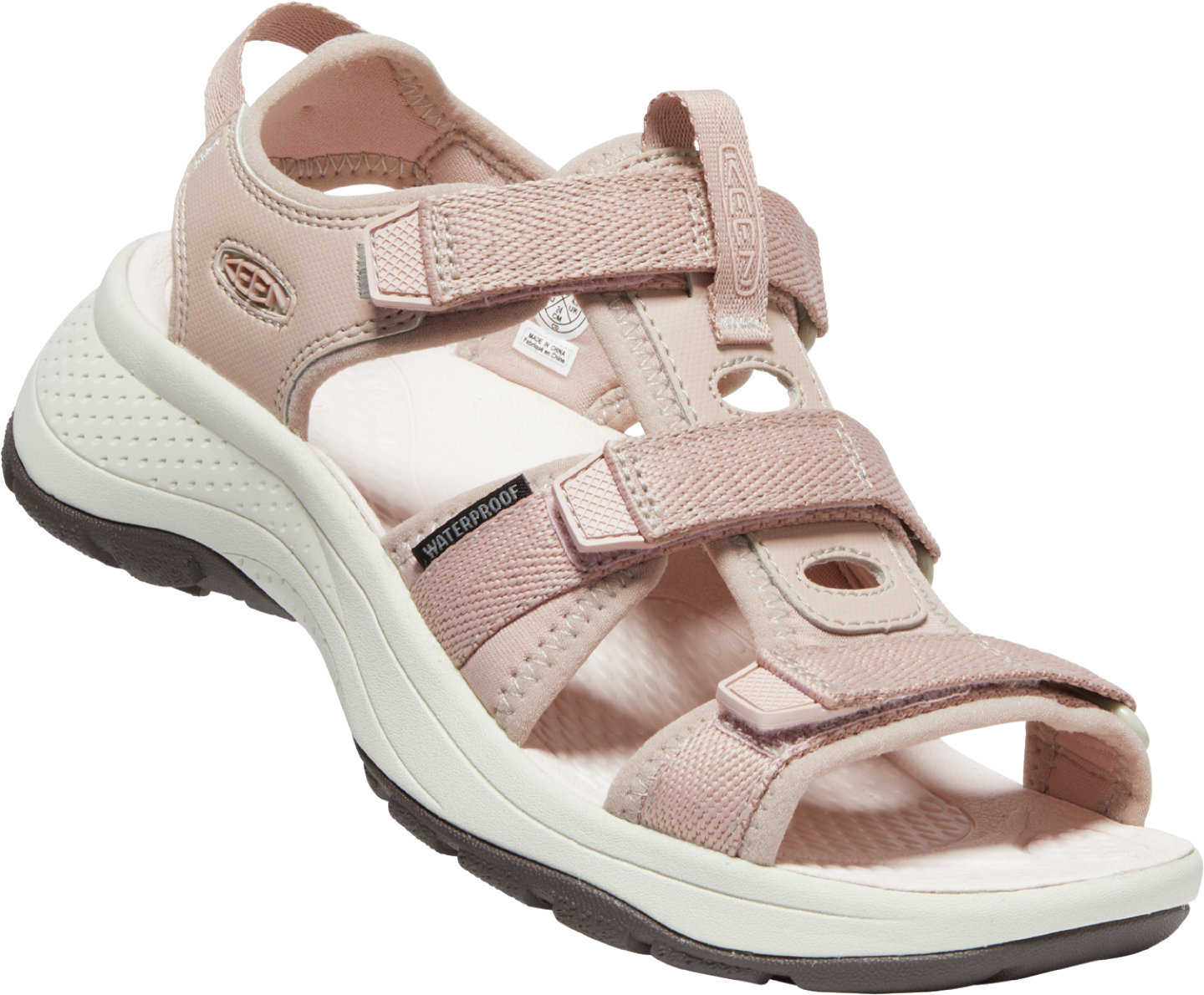 Astoria West Groovy Walking Sandal in Fawn/Silver Birch