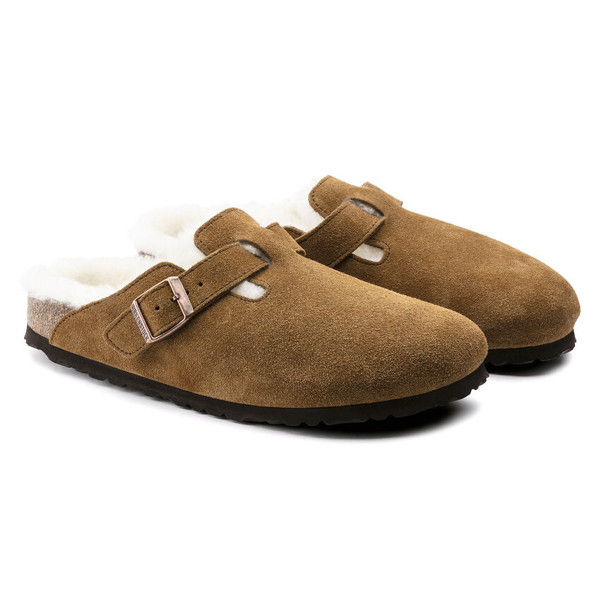 Boston Shearling Mule in Mink CLOSEOUTS