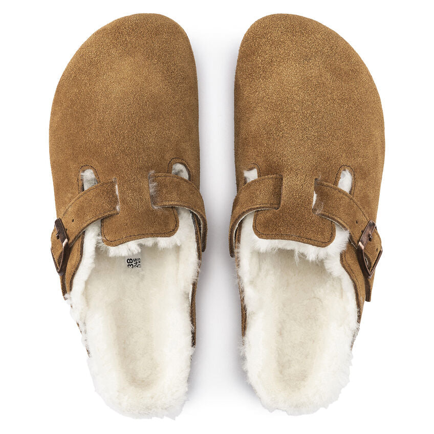 Boston Shearling Mule in Mink CLOSEOUTS