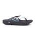 OOriginal Toe Post Sport Sandal in Cloud and Black CLOSEOUTS