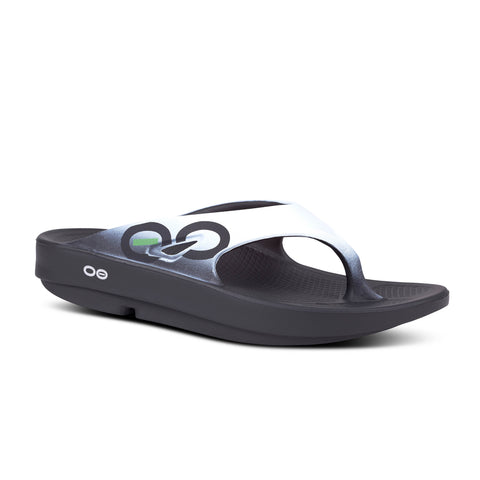 OOriginal Toe Post Sport Sandal in Cloud and Black CLOSEOUTS