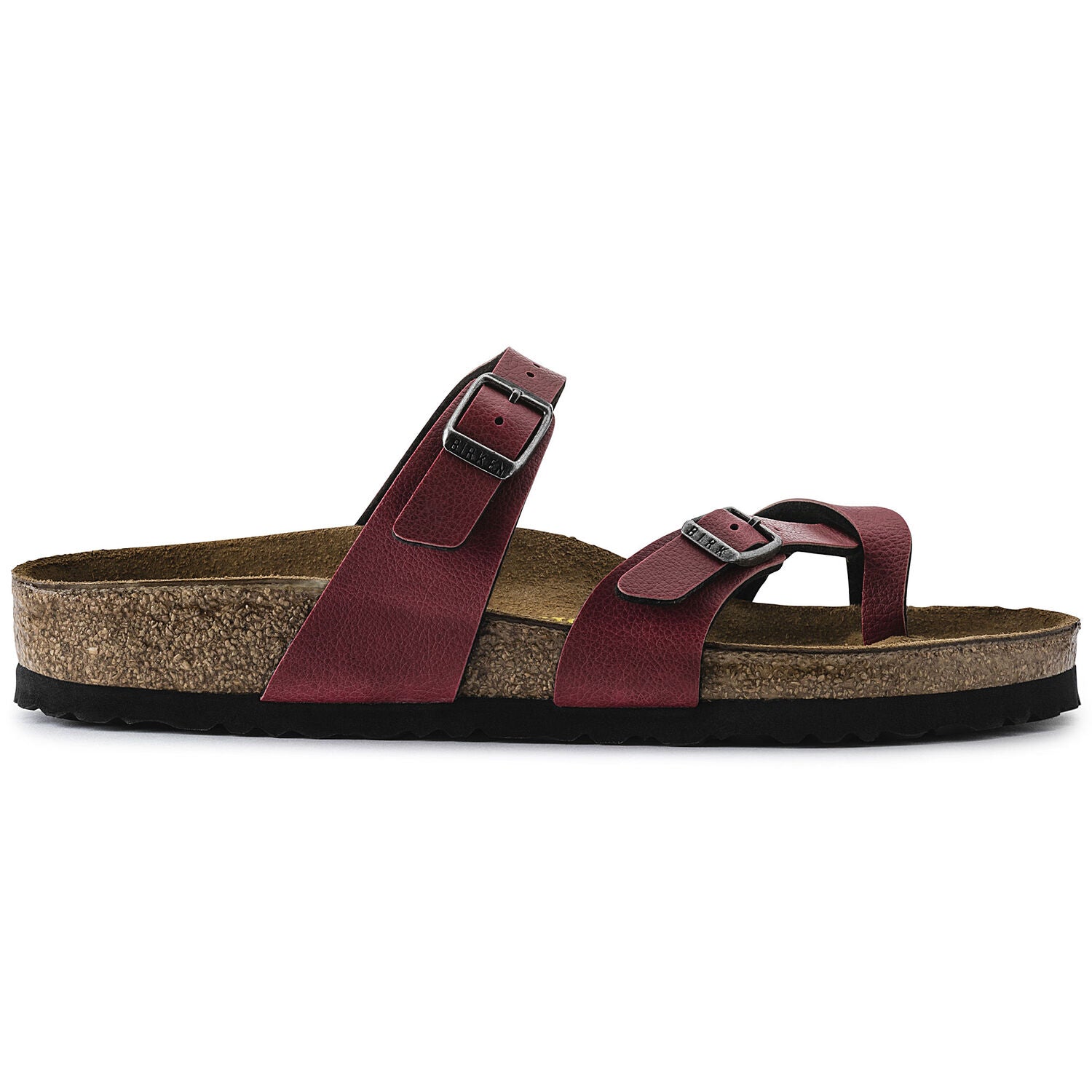 Mayari Birko-Flor Strappy Sandal in Bordeaux