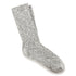 Birkenstock Cotton Slub Men's Socks in Grey White