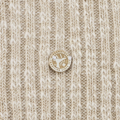 Men's Birkenstock Cotton Slub Socks in Beige White