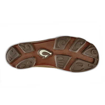 Moloa Men's Leather Slide-On Shoe in Ray and Toffee