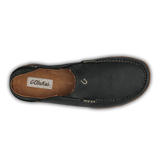 Moloa Men's Leather Slide-On Shoe in Black and Toffee