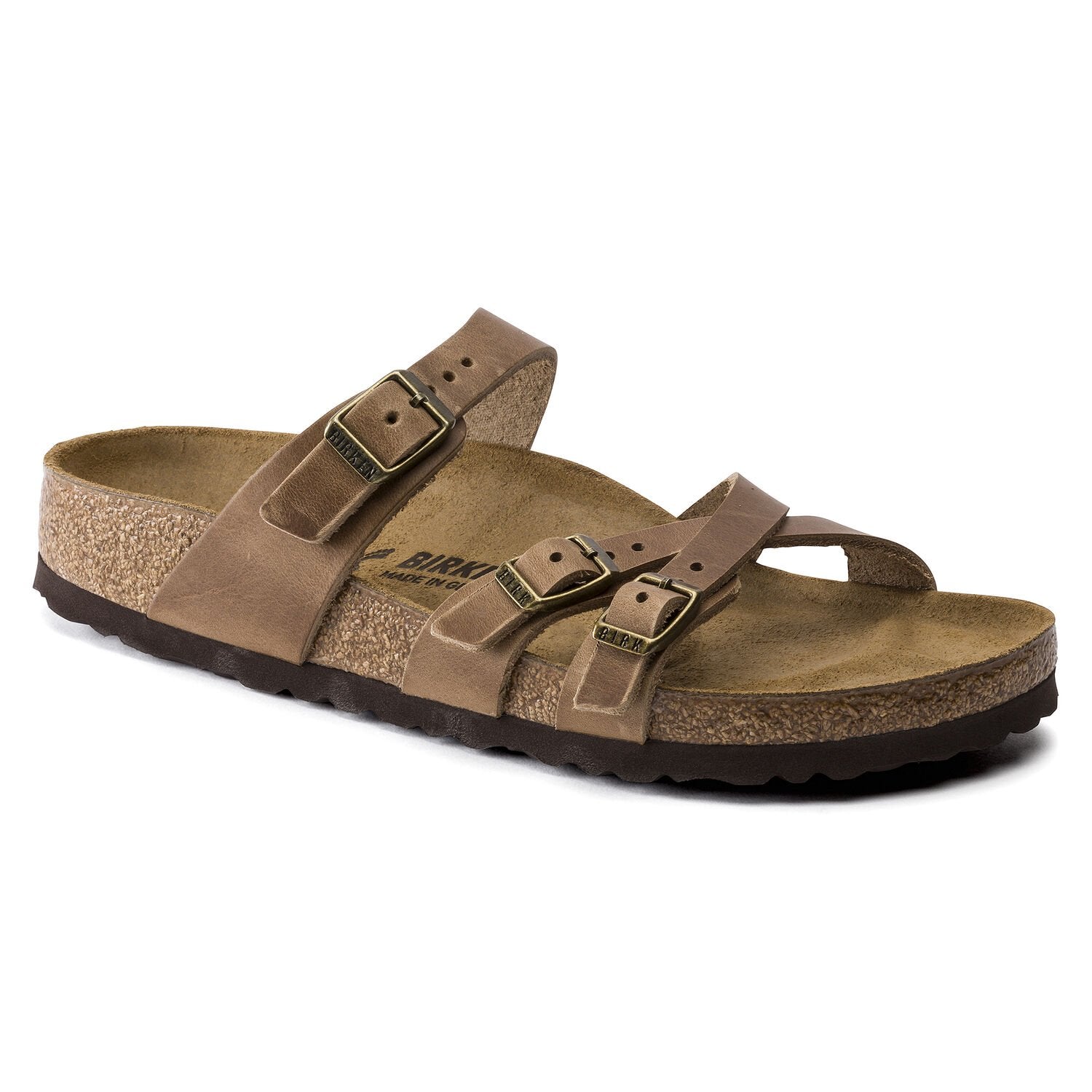 Franca Strappy Sandal in Tobacco Brown CLOSEOUTS