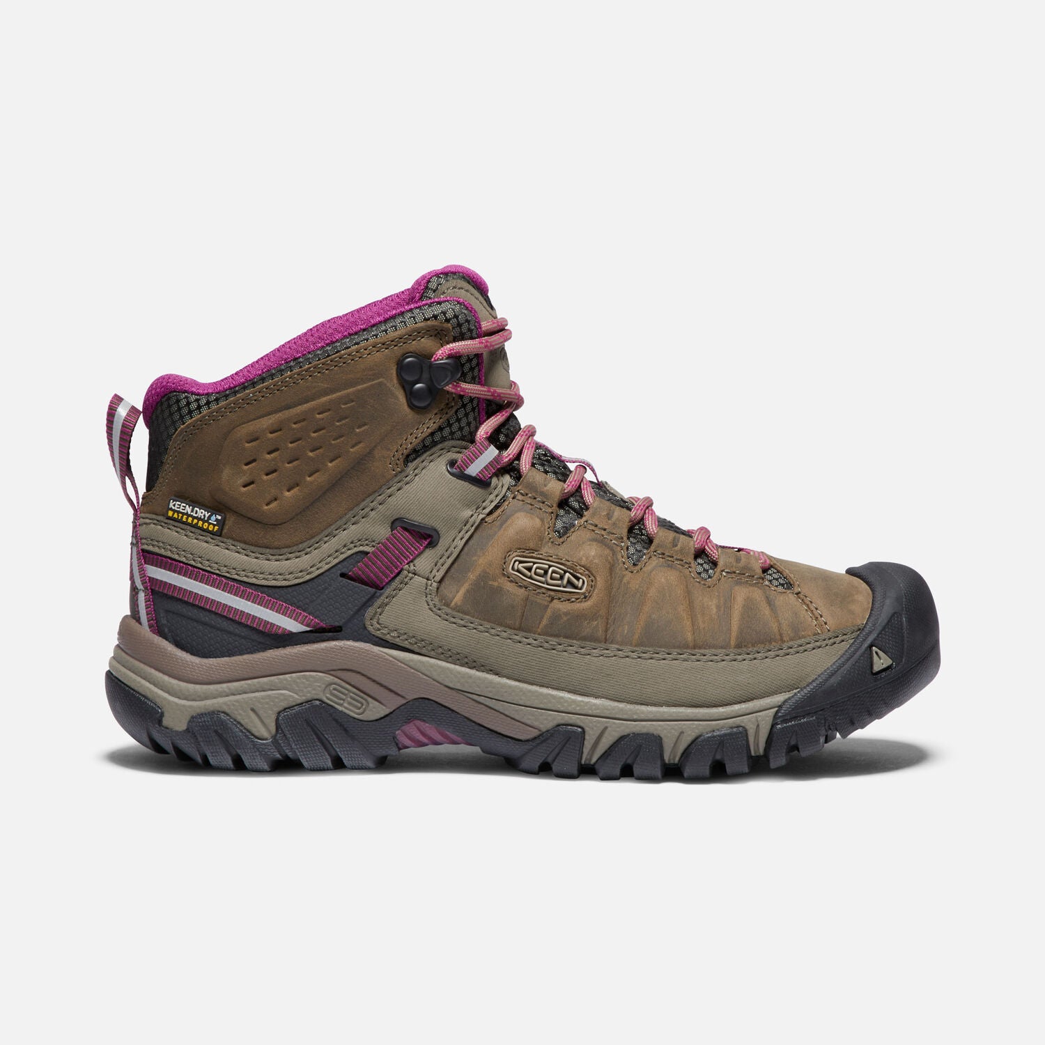 Women's Targhee III Waterproof Mid Hiker in Weiss/Boysenberry