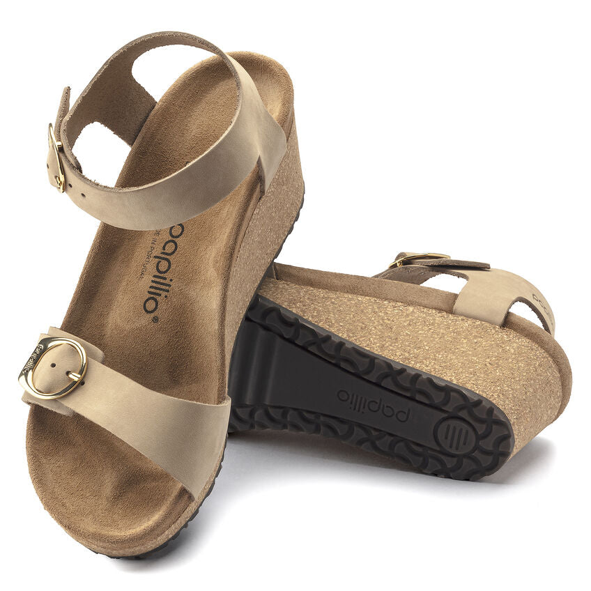 Soley Wedge Sandal in Sandcastle