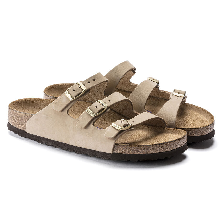 Florida Soft Foot Bed Sandal in Sandcastle