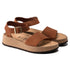 Glenda Pecan Nubuck Sandal CLOSEOUTS