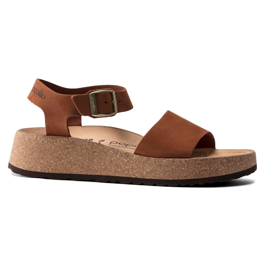 Glenda Pecan Nubuck Sandal CLOSEOUTS