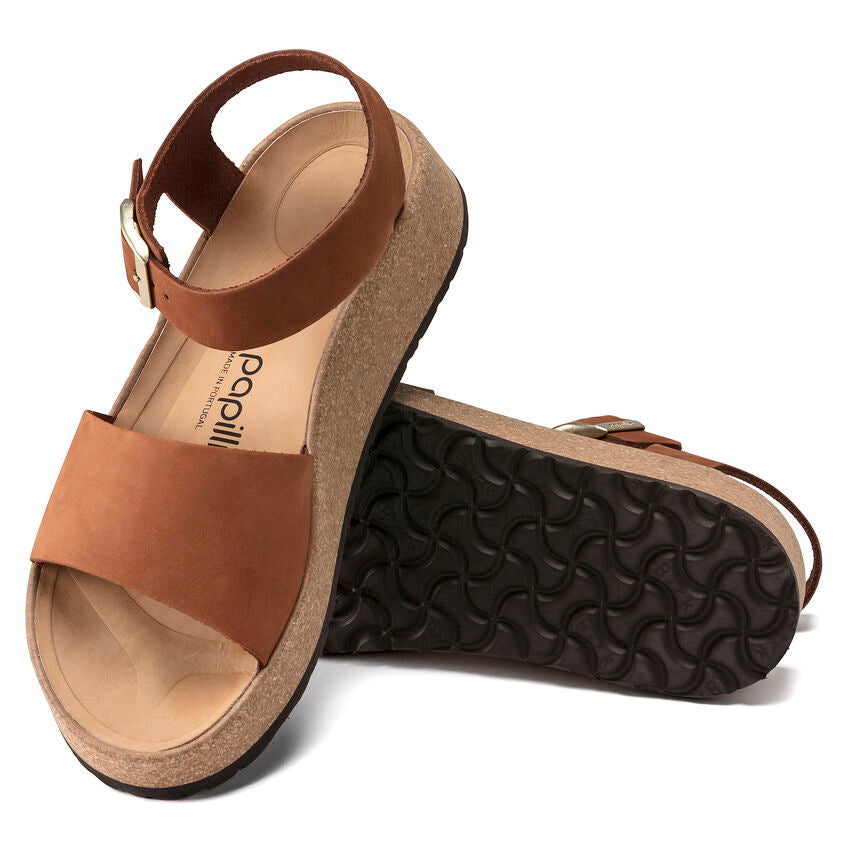 Glenda Pecan Nubuck Sandal CLOSEOUTS