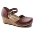 Mary Cork Wedge in Wine