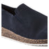 Callan Suede Leather Slip On in Navy