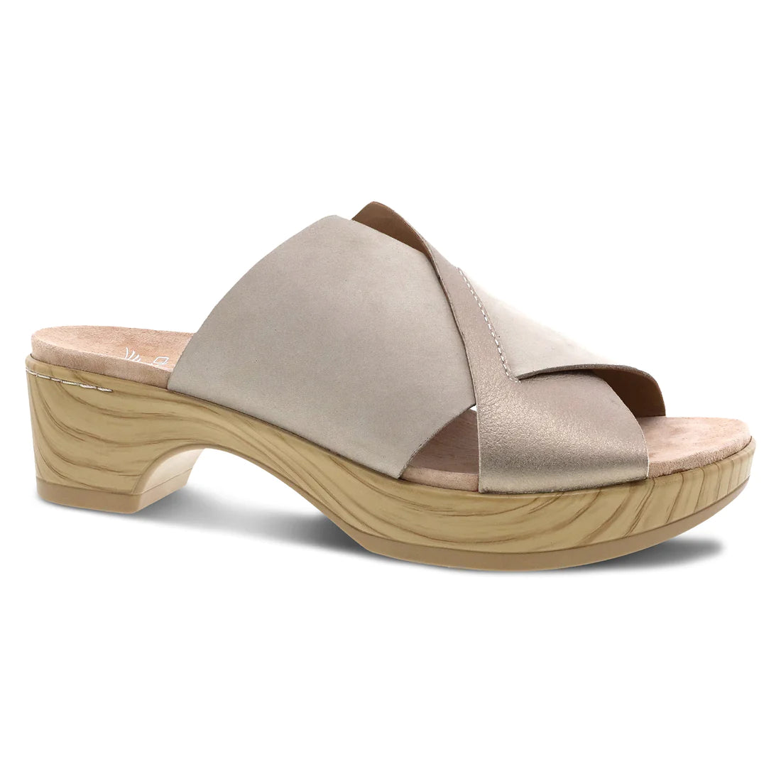 Miri Platform Slide Sandal in Sand