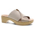 Miri Platform Slide Sandal in Sand