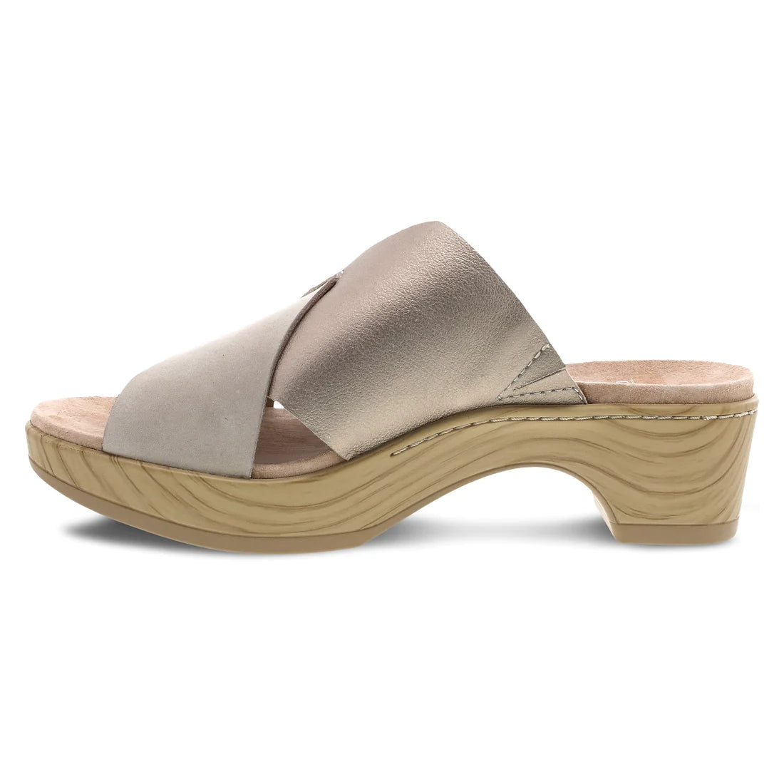 Miri Platform Slide Sandal in Sand