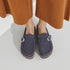 Buckley Unlined Moc-Toe Clog in Navy