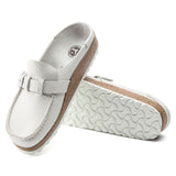 Buckley Unlined Moc-Toe Clog in White