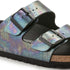 Arizona Vegan Textile Sandal in Iridescent Black CLOSEOUTS