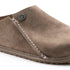 Zermatt Suede Mule Slipper in Gray Taupe CLOSEOUTS