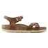 Kumba Strappy Sandal in Cognac Oiled