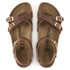 Kumba Strappy Sandal in Cognac Oiled